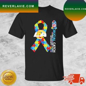Los Angeles Rams Crucial Catch Intercept Autism T-shirt