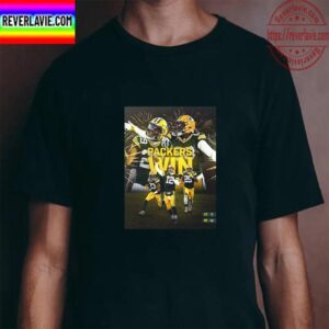 Minnesota Vikings Vs Green Bay Packers NFL Game Summary Packers Win Unisex T-Shirt