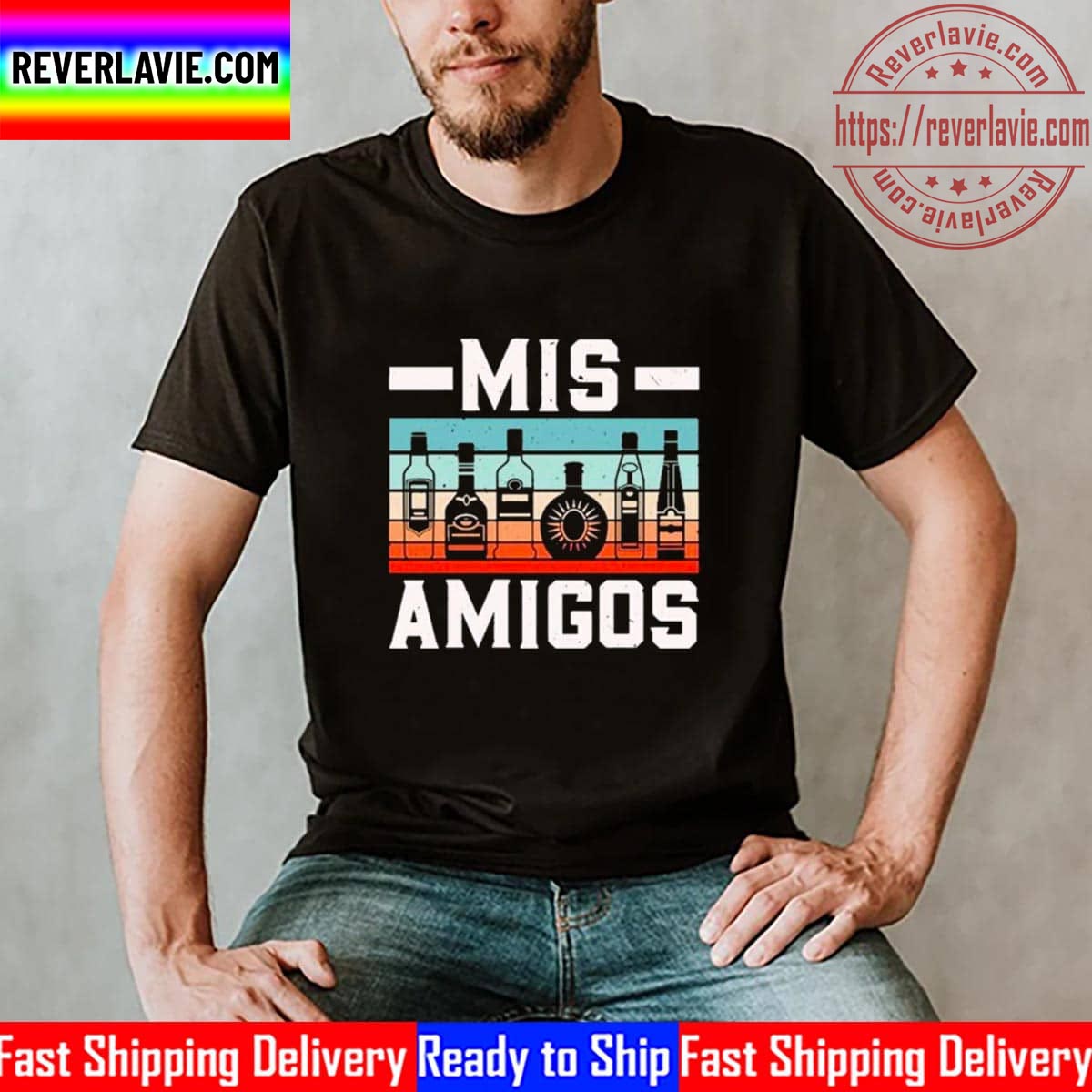 Mis Amigos Tequila Mexican Fiesta Party Cinco De Mayo Unisex T-Shirt Mis Amigos Tequila Mexican Fiesta Party Cinco De Mayo Unisex T-Shirt