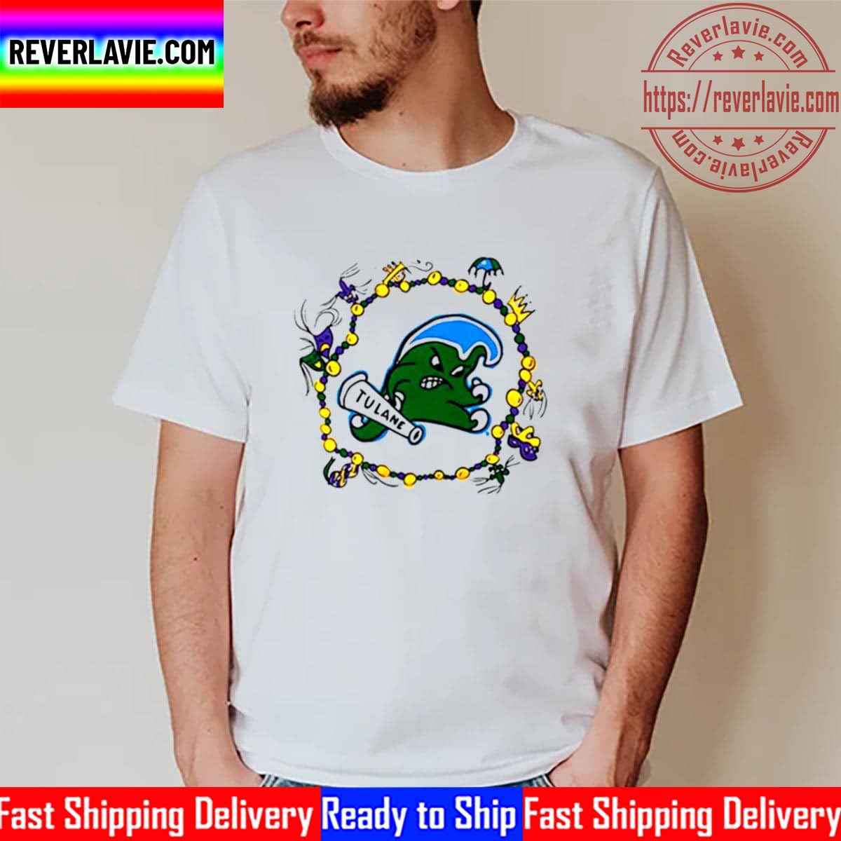NCAA Tulane Green Angry Wave 2023 Unisex T-Shirt NCAA Tulane Green Angry Wave 2023 Unisex T-Shirt