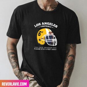 NFL Los Angeles Chargers Spirit Stay 6ft Away Chargers Style T-Shirt