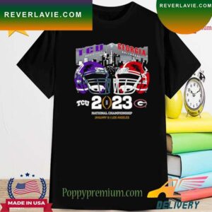 National Championship Bound Tcu vs Georgia Matchup New 2023 T-shirt