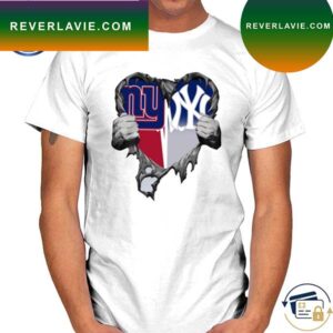 New York Giants And New York Yankees Inside Me 2023 T-Shirt