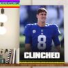 New York Giants Are We Are In The Playoffs Home Decor Poster Canvas