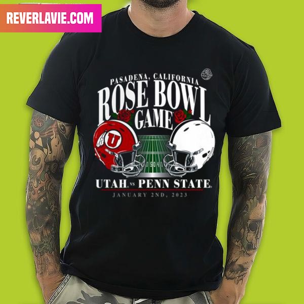 Nittany Lions vs Utah Utes Fanatics Branded 2023 Penn State Rose Bowl Fan Gifts T-Shirt Nittany Lions vs Utah Utes Fanatics Branded 2023 Penn State Rose Bowl Fan Gifts T-Shirt