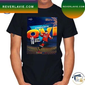 Official Washington Capitals Congrats OVI 13 time allstar T-shirt