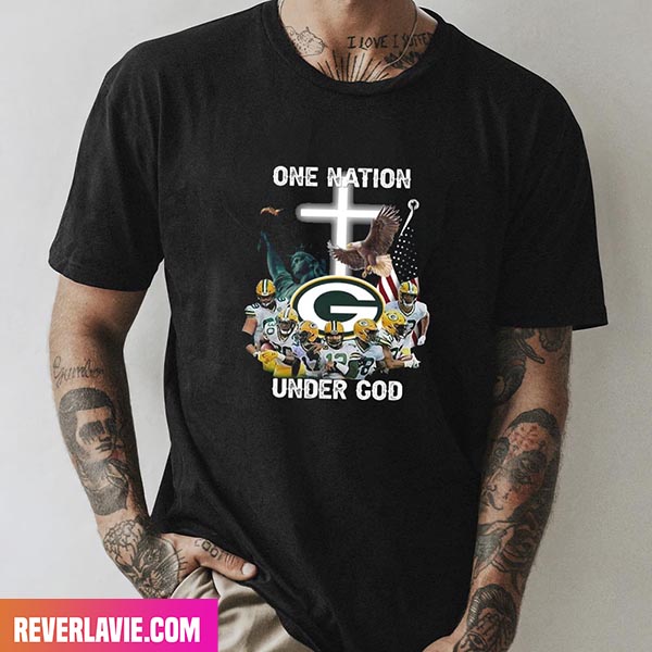 One Nation Under God Green Bay Packers 2022 Signatures Green Bay Packers Style T-Shirt One Nation Under God Green Bay Packers 2022 Signatures Green Bay Packers Style T-Shirt