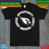 Opportunity Equity Freedom Justice Arizona Football T-Shirt