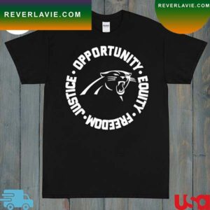 Opportunity Equity Freedom Justice Carolina Football T-Shirt