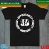 Opportunity Equity Freedom Justice Chicago Football T-Shirt