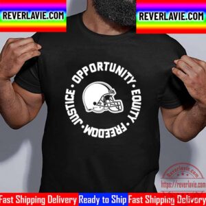Opportunity Equity Freedom Justice Cleveland Football Unisex T-Shirt