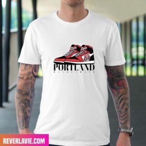 Portland Basketball Sneakers Portland Trail Blazers Style T-Shirt