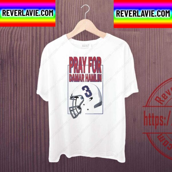 Pray For Damar Hamlin 3 Vintage Helmet Unisex T-Shirt