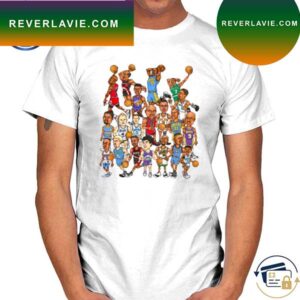 Premium 90s Basketball Guards Caricature Vintage T-Shirt