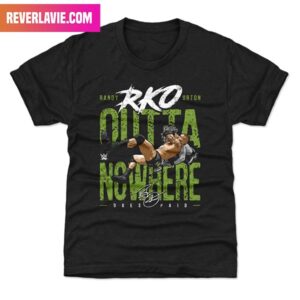 Randy Orton RKO Outta Nowhere WWE Champion With His Signature Fan Gifts T-Shirt
