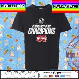 Reliaquest Bowl 2023 Mississippi State Champions Unisex T-Shirt