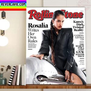 Rosalia 2022 Best Albums In Motomami On Rolling Stone January Cover Home Decor Poster Canvas
