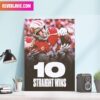 San Francisco 49ers NFL Team Congratulations 1K Receiving Yards Home Decorations Canvas-Poster