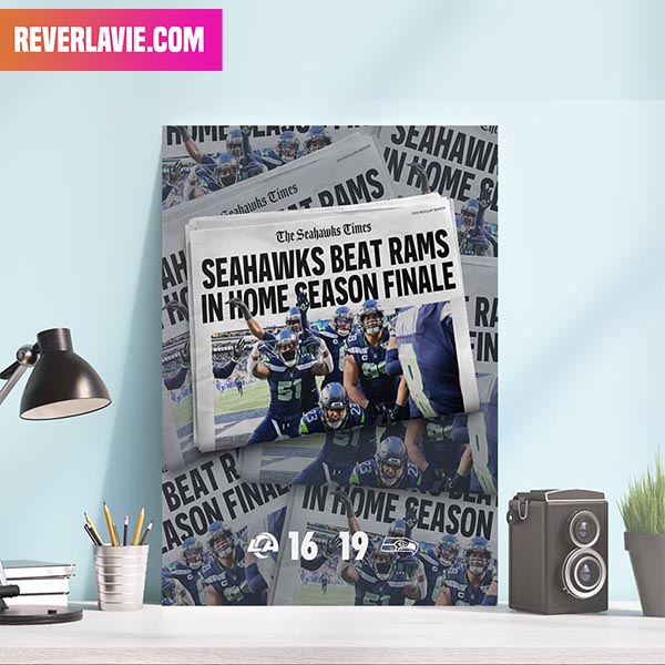 Seattle Seahawks Beat Los Angeles Rams Hot Off The Press NFL Home Decorations Canvas-Poster Seattle Seahawks Beat Los Angeles Rams Hot Off The Press NFL Home Decorations Canvas-Poster