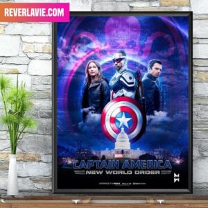 Sharon Carter x Captain Sam Wilson x Winter Soldier Captain America New World Order Canvas-Poster