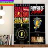 Shazam Fury Of The Gods Promo Art Home Decor Poster Canvas