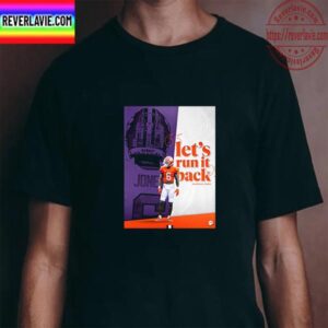 Sheridan Jones Lets Run It Back With Clemson Tigers Football Unisex T-Shirt