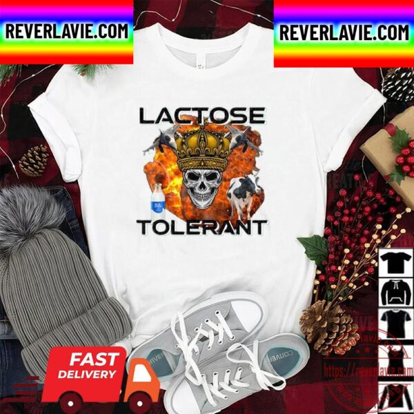 Skull King Lactose Tolerant Cow Unisex T-Shirt