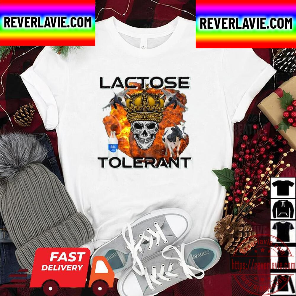 Skull King Lactose Tolerant Cow Unisex T-Shirt Skull King Lactose Tolerant Cow Unisex T-Shirt
