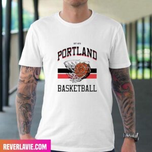 Style Basketball Portland Trail Blazers Style T-Shirt