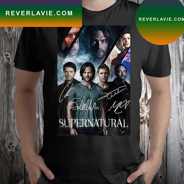 Supernatural Characters Signatures 2023 T-shirt Supernatural Characters Signatures 2023 T-shirt