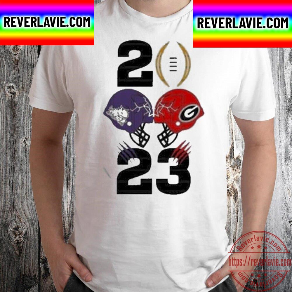 TCU Horned Frog Vs Georgia Bulldogs 2023 Football Unisex T-Shirt TCU Horned Frog Vs Georgia Bulldogs 2023 Football Unisex T-Shirt