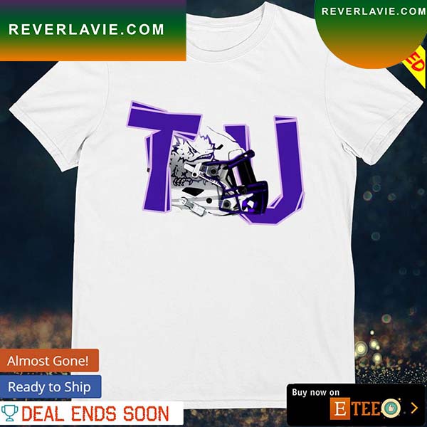 TCU Horned Frogs helmet T-shirt TCU Horned Frogs helmet T-shirt