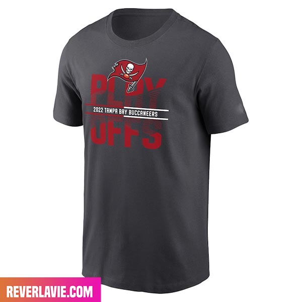 Tampa Bay Buccaneers Anthracite 2022 NFL Playoffs Fashion T-Shirt Tampa Bay Buccaneers Anthracite 2022 NFL Playoffs Fashion T-Shirt