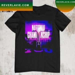 Tcu Horned Frogs Vs Georgia Bulldogs National Championship Los Angeles Ca January 9 2023 T-shirt