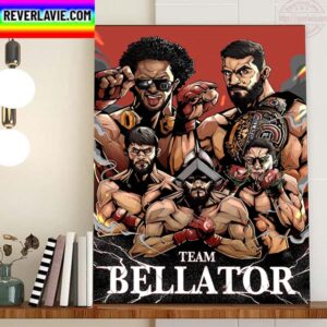 Team Bellator MMA Fan Art Home Decor Poster Canvas