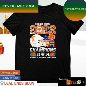 Tennessee Volunteers Orange Bowl 2022 champions T-shirt