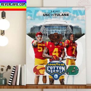 USC Trojans Vs Tulane In Goodyear Cotton Bowl Home Decor Poster Canvas