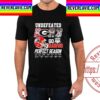 Undefeated 2022 Go Dawgs Perfect Season Signatures Unisex T-Shirt