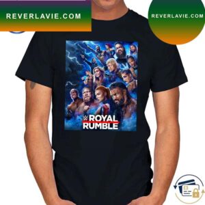 WWE The Official Royal Rumble Poster 2023 T-Shirt