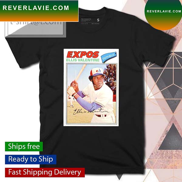 1970s Expos Eliis Valentine T-shirt 1970s Expos Eliis Valentine T-shirt