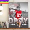2022 AP NFL Defensive Player Of The Year Winner Is Nick Bosa Home Decor Poster Canvas