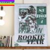 2022 AP NFL Offensive Rookie Of The Year Is Garrett Wilson New York Jets Home Decor Poster Canvas