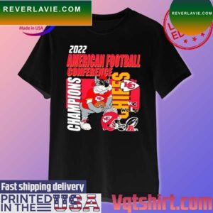 2022 American Football Conference Champions K.C Wolf Kansas City Chiefs T-shirt