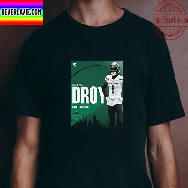 2022 Defensive Rookie Of The Year Is Sauce Gardner Unisex T-Shirt 2022 Defensive Rookie Of The Year Is Sauce Gardner Unisex T-Shirt