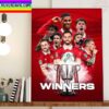 2023 Carabao Cup Champions Are Manchester United Champions Home Decor Poster Canvas