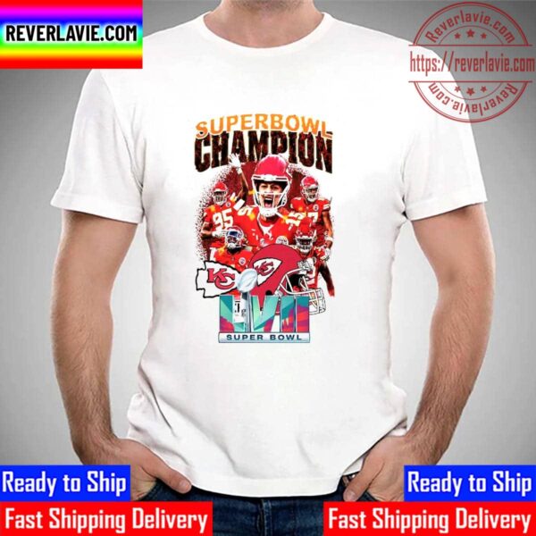 2023 Super Bowl LVII Champions Are Kansas City Chiefs Champions Unisex T-Shirt