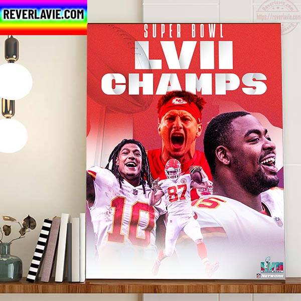 2023 Super Bowl LVII Champions Are Kansas City Chiefs Home Decor Poster Canvas 2023 Super Bowl LVII Champions Are Kansas City Chiefs Home Decor Poster Canvas