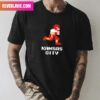 Kansas City Chiefs Patrick Mahomes and Len Dawson walk signatures T-shirt