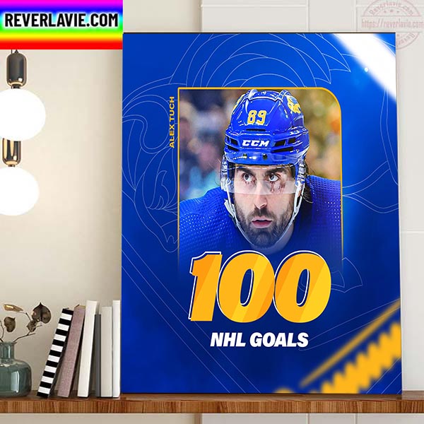 Alex Tuch 100 NHL Goals With Buffalo Sabres Home Decor Poster Canvas Alex Tuch 100 NHL Goals With Buffalo Sabres Home Decor Poster Canvas