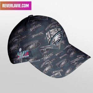 All Over Print Team Logo Fly Eagles Fly Philadelphia Eagles Super Bowl LVII 2023 Champions Cap